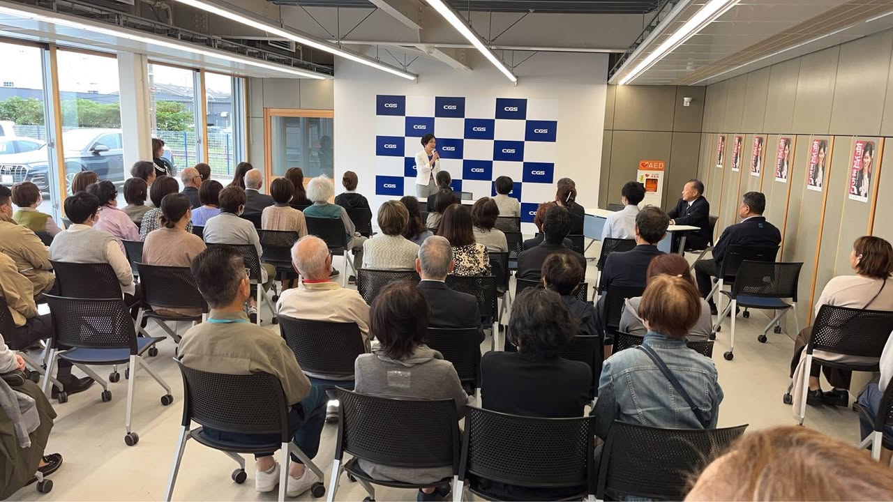 岩国へ。

長年お世話になっている
繁太郎さんの応援団が
各所で