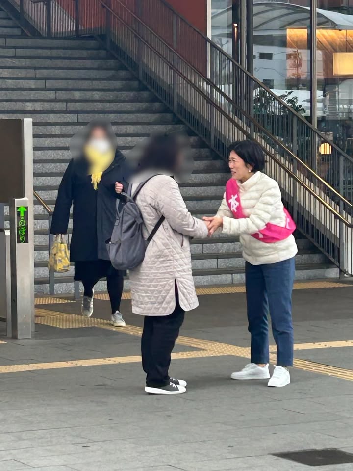 今朝は徳山駅前からスタート！

たくさんの方から、
「○○さんか