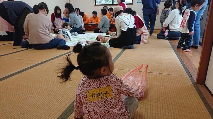 今朝は、大畠総合センターで、母子保健推進員さんと大畠中学校の生徒pic3