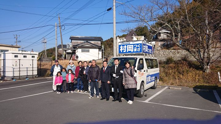 本日は，井原健太郎柳井市長，山本達也市議会議長，自民党柳井支部のpic3