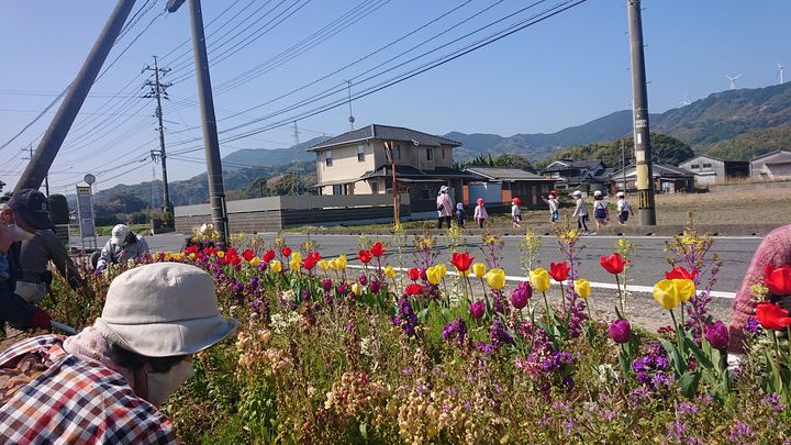 花のまち柳井市では、「市民花壇」制度があり、

市民の皆さんによ