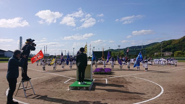 昨日はビジコム柳井カップ少年野球大会へ。

お天気で良かった！
