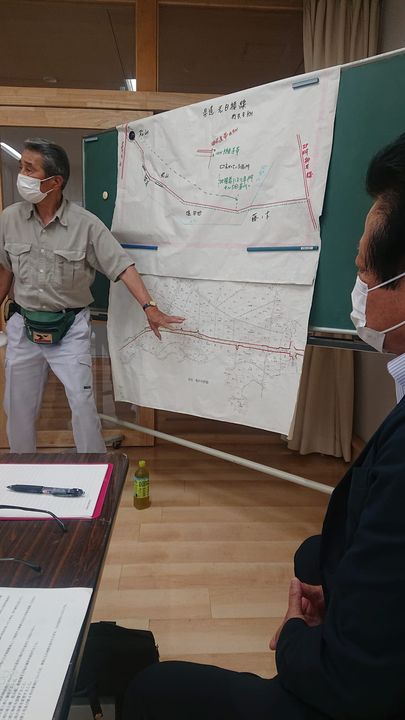 伊陸(いかち)の皆さんとミニ集会。

県道光日積線の課題を聞く。pic2