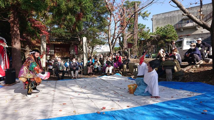 今年も、アットホームな感じで、はじまってます！
大歳神社のおまつ